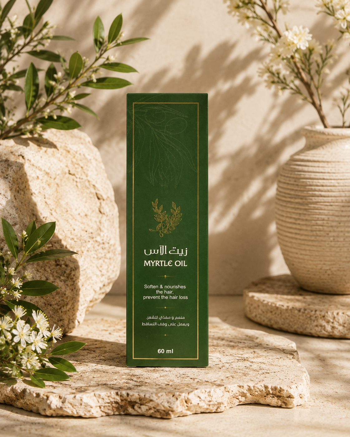 Myrtle Hair Oil| زيت الاس للشعر